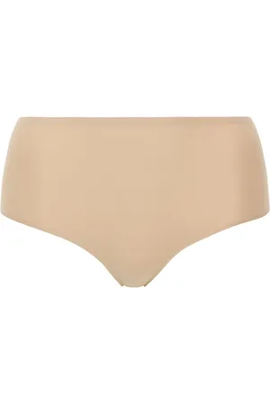 Chantelle Soft Stretch Seamless One Size High Waisted Nude 100% Cotton ThongJeden