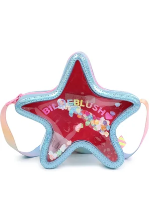 Billieblush Pink Multicolour Star Sequin Logo Cross-Body BagJeden