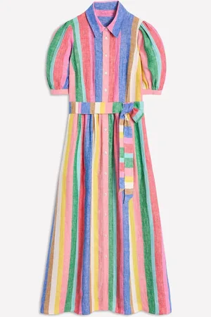 Boden Alexa Linen Maxi Shirt Dress38