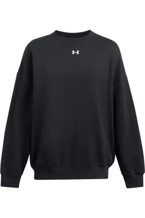 Under Armour Dzianinowa bluza o kroju oversize z okrągłym dekoltem RivalM