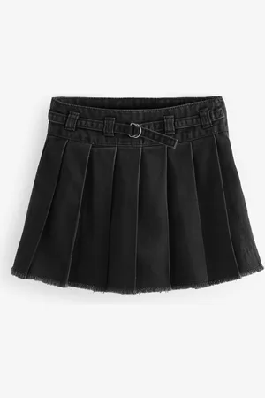 Next Denim Pleated 100% Cotton Skirt (3-16yrs)13 lat (158 cm)