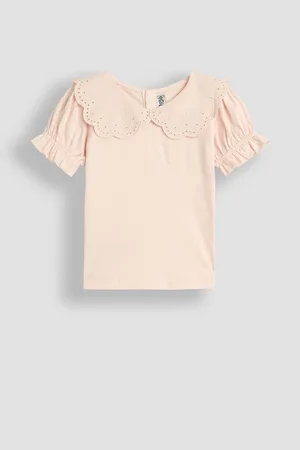 JoJo Maman Bébé Broderie Collar T-Shirt7480 cm