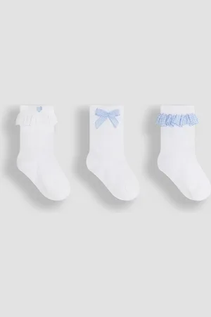 JoJo Maman Bébé Frilly Socks 3 Pack8692 cm