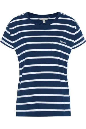 Barbour 100% Cotton Otterburn Stripe T-Shirt38