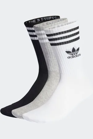 adidas Zestaw 3 par skarpetek do połowy łydkiUK 12.5