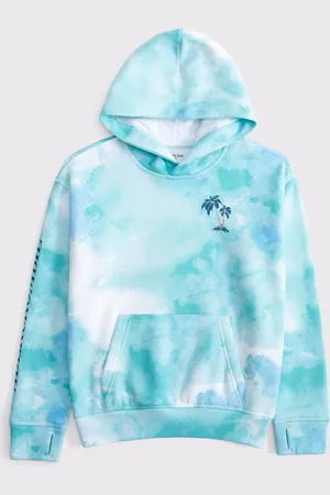 Abercrombie & Fitch Blue Back Graphic Hoodie158164 cm