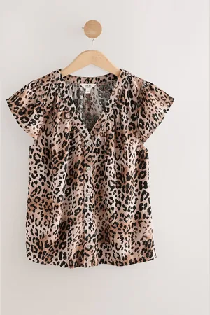 Next Button Down Ruffle Sleeve TopEU 54 (UK 26)