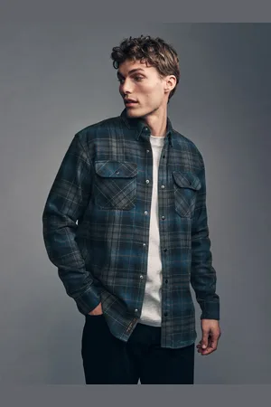 Next Long Sleeve Western Check Shirt4XL