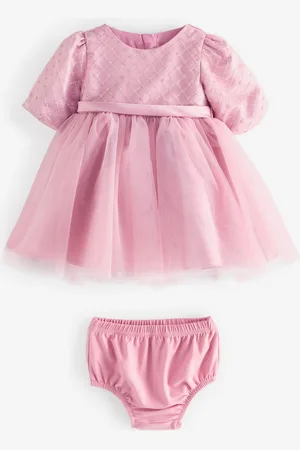 IAME Girls Pink Party Dress8692 cm