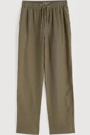 Seasalt Cornwall Mens Crewman Tie Waist 100% Linen TrousersM