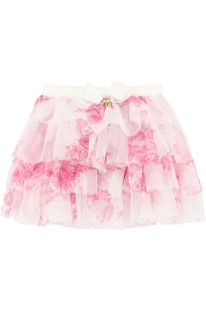 Angels Face Abbie Roses Tulle White Skirt98104 cm
