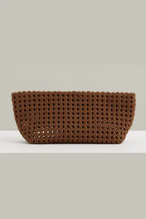Reiss Nadine Woven Clutch BagJeden