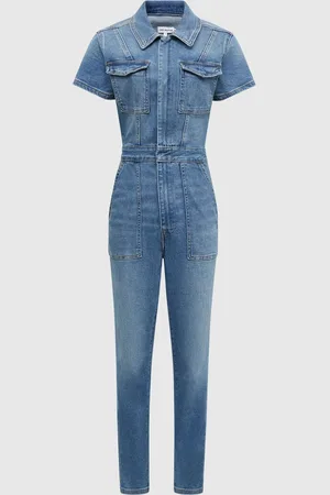 GOOD AMERICAN Denim Skinny Jumpsuit42