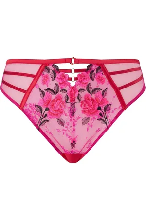 Ann Summers Everlasting Love Floral Embroidered Lace High Waist Brazilian Knickers44