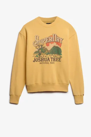 Superdry Souvenir Graphic Print Loose Crew 100% Cotton Sweatshirt36