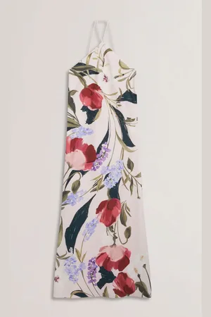 Ted Baker Almaria-Halter Neck Bias Cut Maxi DressEU 40 (UK 12)