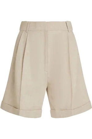 Tommy Hilfiger Linen Mix Pleated Shorts38