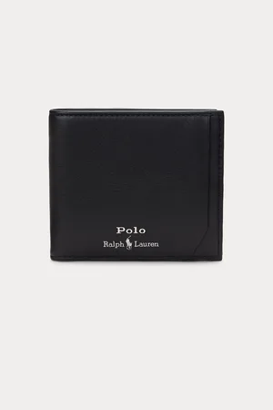 Ralph Lauren Smooth Leather Billfold Logo Walletonesize