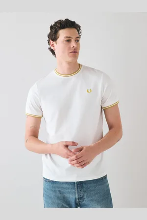 Fred Perry Koszulka z podwójną lamówką i logoS