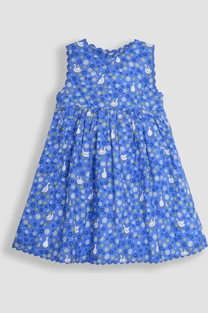 JoJo Maman Bébé Printed Summer 100% Cotton Dress116122 cm