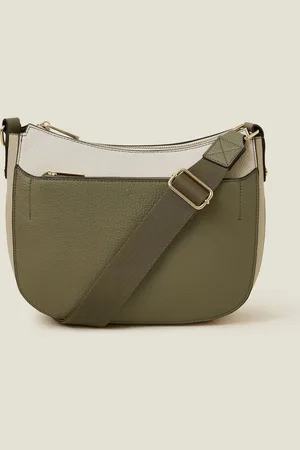 Accessorize Two Tone Faux Leather Cross-Body BagJeden