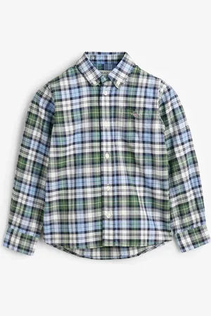 GANT Regular Fit Checked Archive 100% Organic Cotton Oxford Shirt3