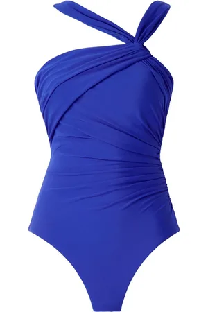 Miraclesuit Blue Tummy Control Rock Solid Europa Swimsuit38
