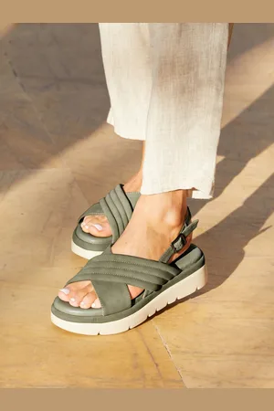 Linzi Shae Padded Crossover Flatform Sandalseu41