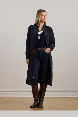 Ralph Lauren Onion-Quilted Long JacketS