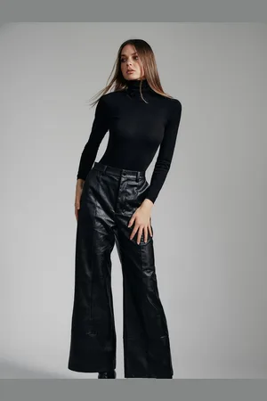 Bardot Marlowe Pu Wide Leg Pants38