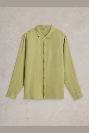 White Stuff Keswick Long Sleeve 100% Linen ShirtL