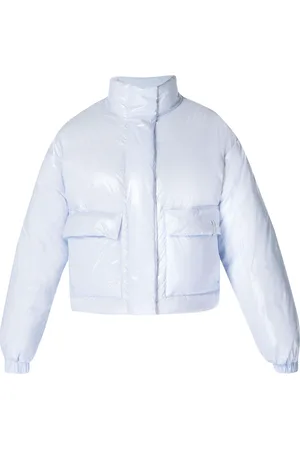 Sweaty Betty Snowfall High Shine Cropped Ski Puffer CoatL