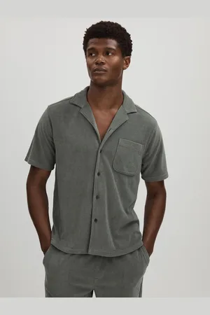 Paige Terry Cuban Collar ShirtL