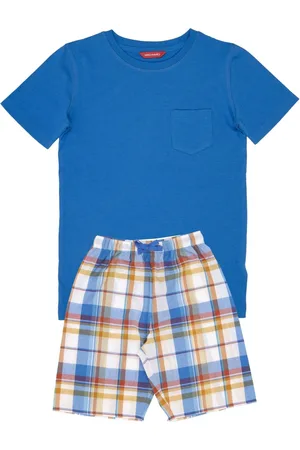 Cyberjammies Knit Top and Checks Shorty Set128134 cm