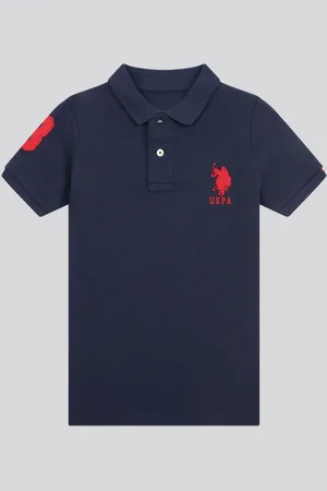 U.S. Polo Assn. U. S. Polo Assn. Boys Player 3 Pique 100% Cotton Polo Shirt8