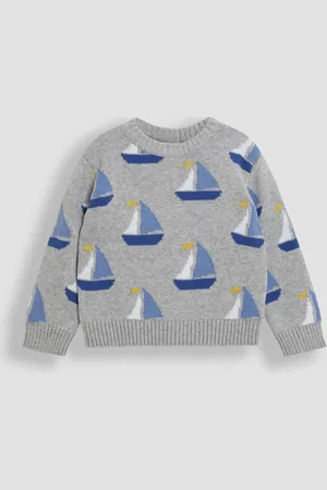 JoJo Maman Bébé Sailboat 100% Cotton Jumper116122 cm