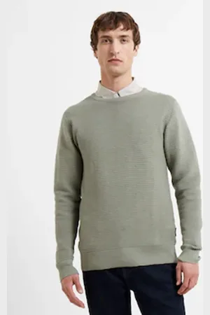 French Connection Shadow Ottoman 100% Cotton Crew Neck JumperL