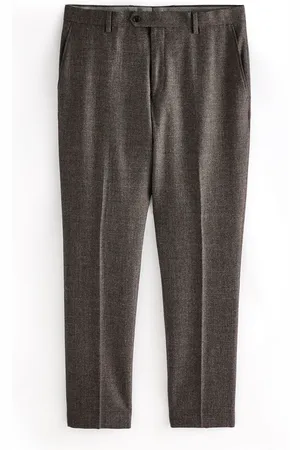 Next Slim Fit Signature TG Di Fabio Italian Fabric Textured Suit Trousers34W x 31L (UK 34 R)