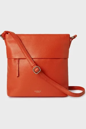 Osprey Red The Lyra Leather Cross-Body BagJeden
