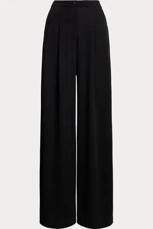 Ralph Lauren Chabrell Pleated Wide Leg Trousers38