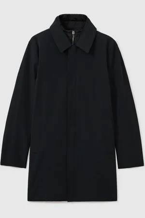 Reiss Logan Hybrid Removable Funnel Neck OvercoatXXL