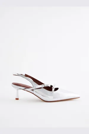 Next Forever Comfort Point Toe Bow Sling Back HeelsEU 38.5 (UK 5.5)