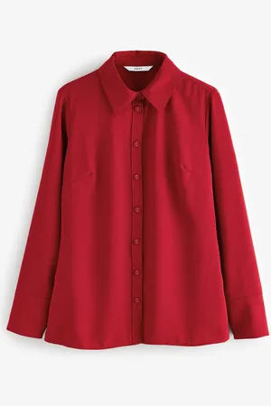 Next Crepe Long Sleeve Button Down Shirt50