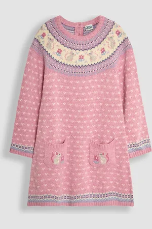 JoJo Maman Bébé Fairisle Pattern Knitted Dress4