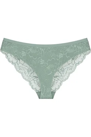 Triumph Green Amourette Charm T Brazilian Briefs38
