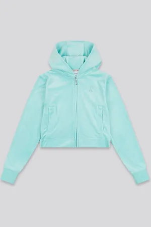 Juicy Couture Girls Arch Zip-Thru Diamante Hoodie128134 cm