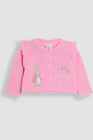 JoJo Maman Bébé Printed Flopsy Bunny 100% Cotton Dress And Knickers Set 3 Piece7480 cm