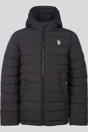 U.S. Polo Assn. U. S. Polo Assn. Boys Lightweight Quilt Hooded Puffer Jacket9