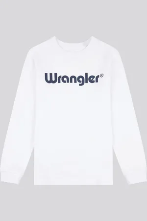 Wrangler Boys Long Sleeve Tubular 100% Cotton T-Shirt9
