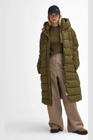 Barbour Green Long Barron Jacket42